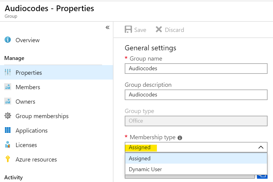 Dynamic Microsoft Teams - Azure AD group with static or assigned membership type