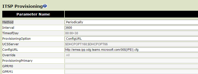 Configure provisioning URL for Teams SIP gateway in Poly Rove DECT Server
