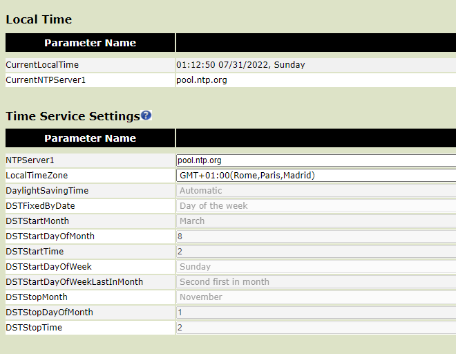 Configure time server in Poly Rove DECT server